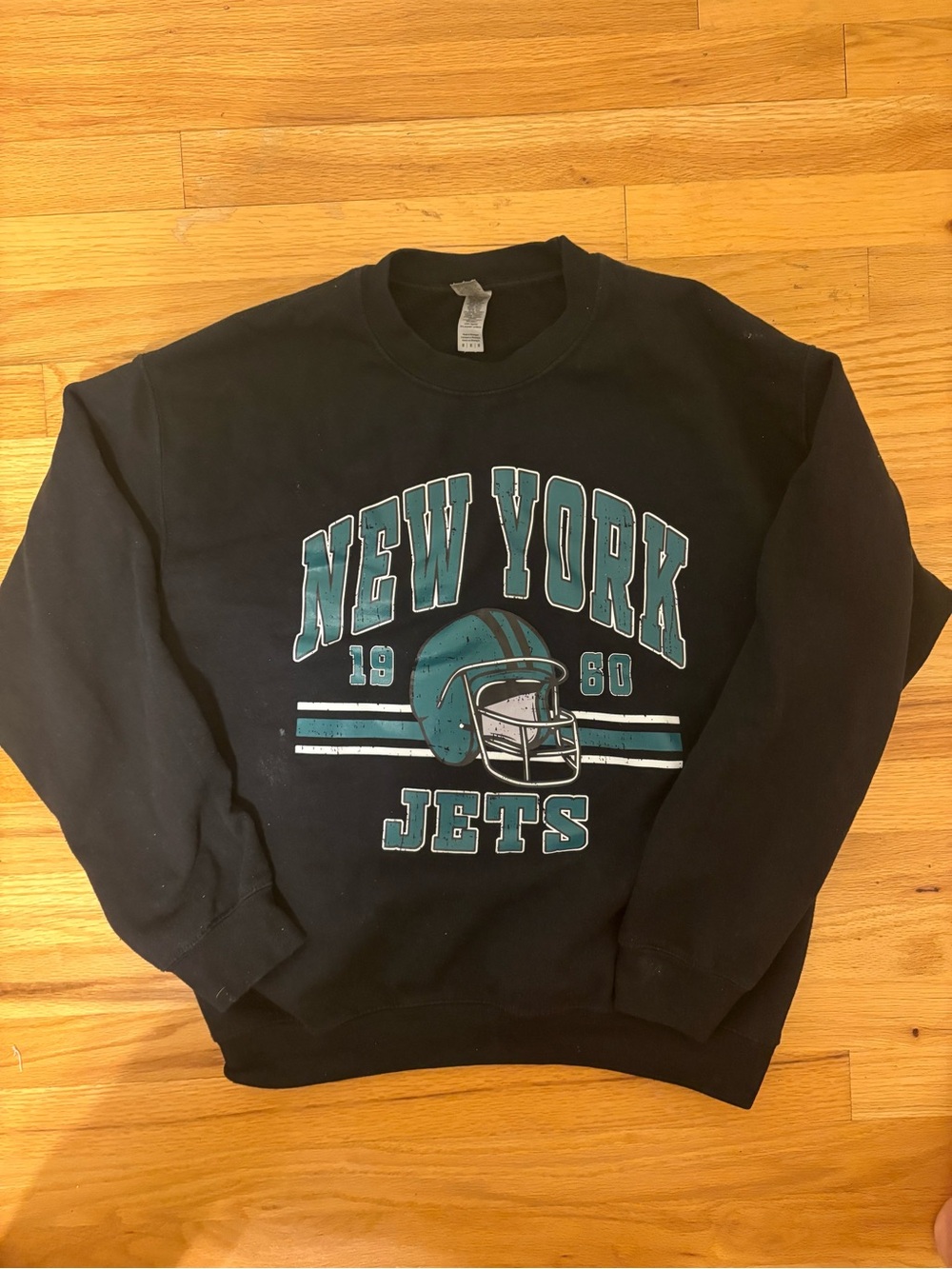 Medium NFL New York Jets logo pullover sweatshirt